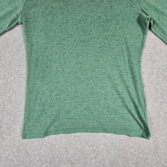 Mossimo Shirt Womens Size Medium Long Sleeve Green Tee - Picture 7 of 16